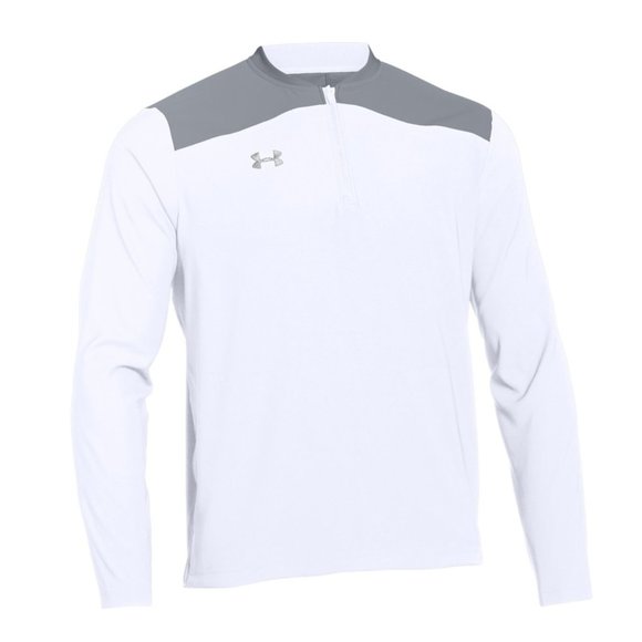 Men's White Under Armour Cage Jacket - Long Sleeve - Picture 1 of 1
